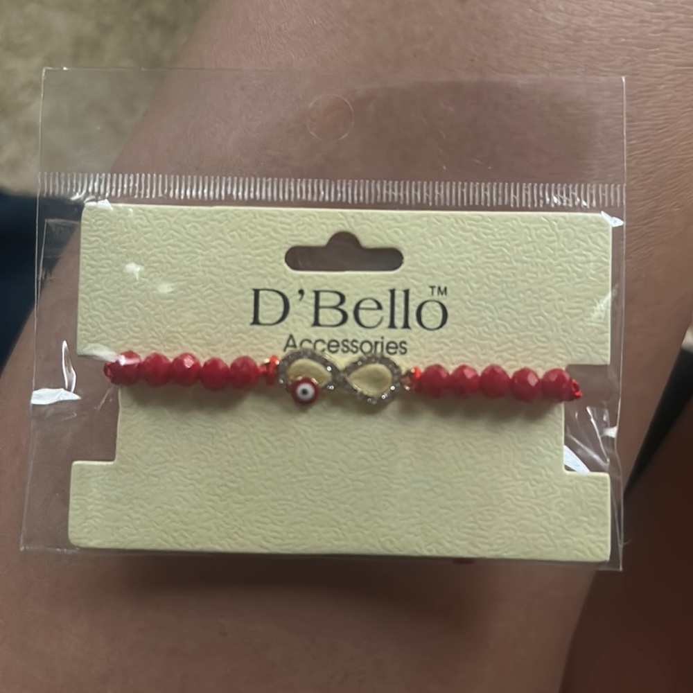 D’bello red bracelet
